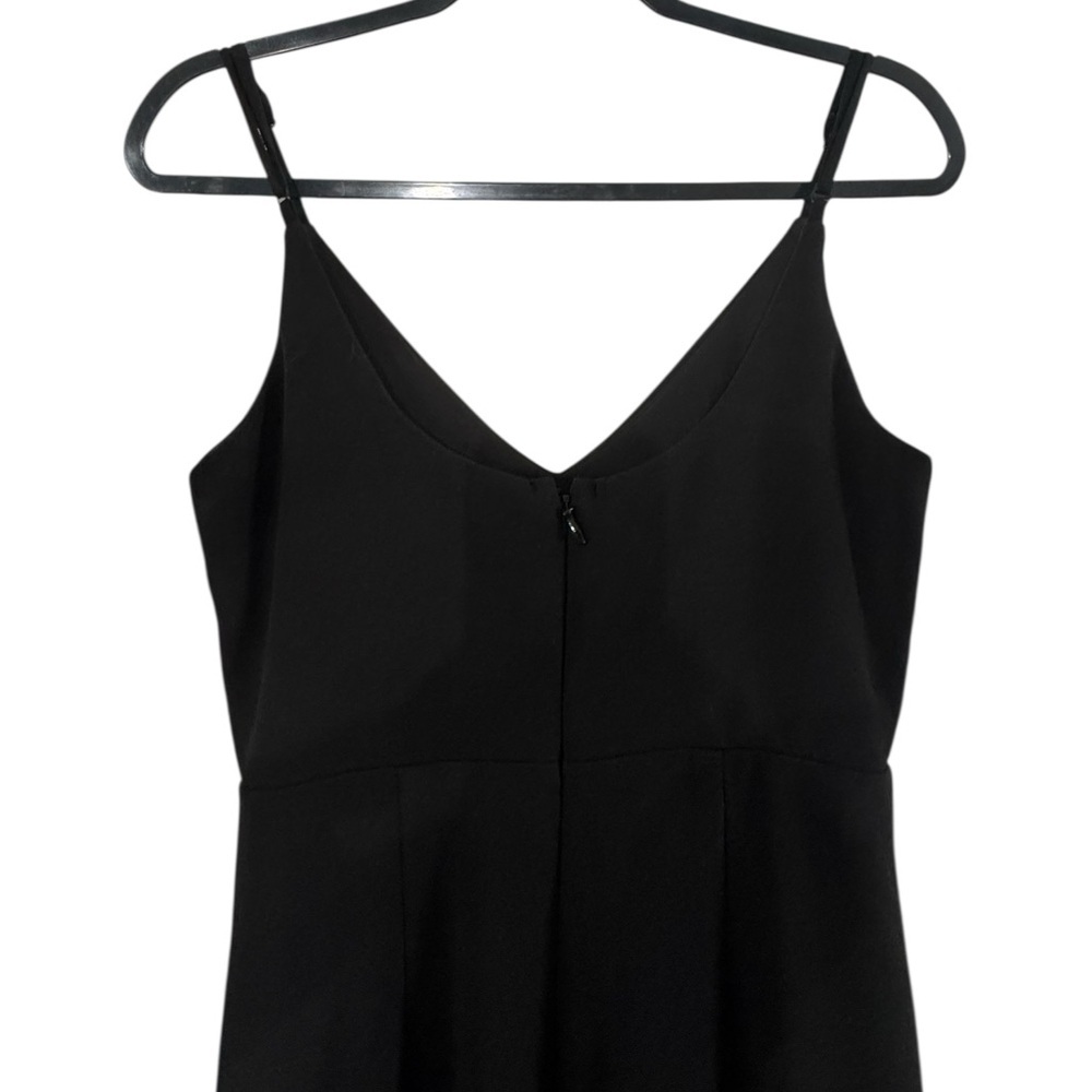 Lulu's Black Sleeveless Maxi Slip Dress, Medium - Picture 4 of 8